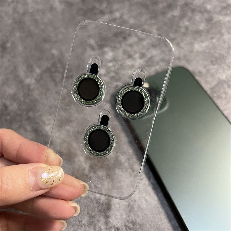 Miếng Dán Cường Lực Bảo Vệ Camera Apple 13 Màu Xanh Lá Cho iPhone 13 Pro Max/13 Pro