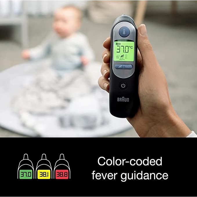 Nhiệt kế đo tai Braun ThermoScan7 IRT6520 Black