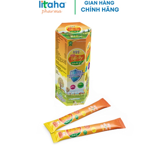 MultiC Bijelly- Bổ sung Vitamin tổng hợp- Hàng chính hãng BIMIPharma gói 15g dạng Thạch