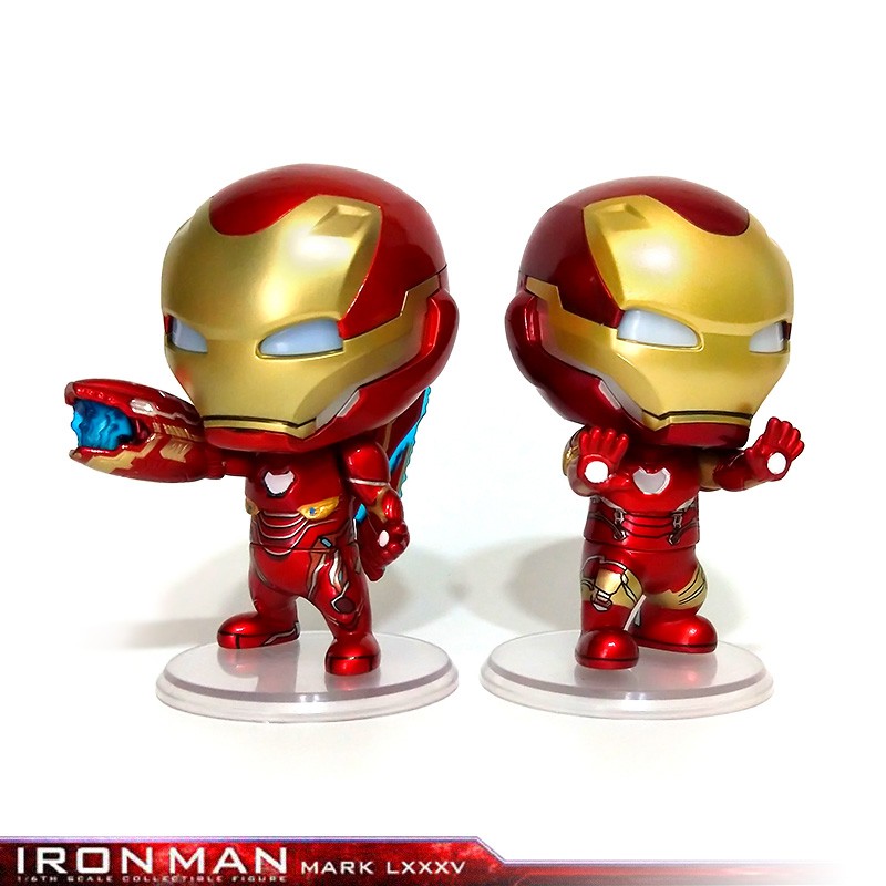 Mô Hình Nhân Vật Iron Man Xww Mk85 Phát Sáng Trang Trí Xe Hơi