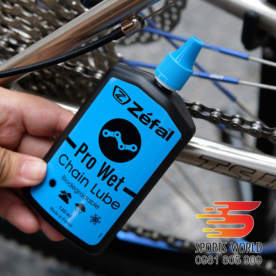 Dầu nhớt tra sên xe đạp ZEFAL PRO WET 120ml
