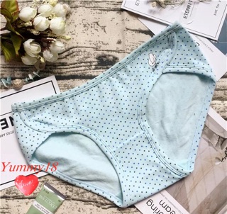 Quần chip Pink cotton chấm bi