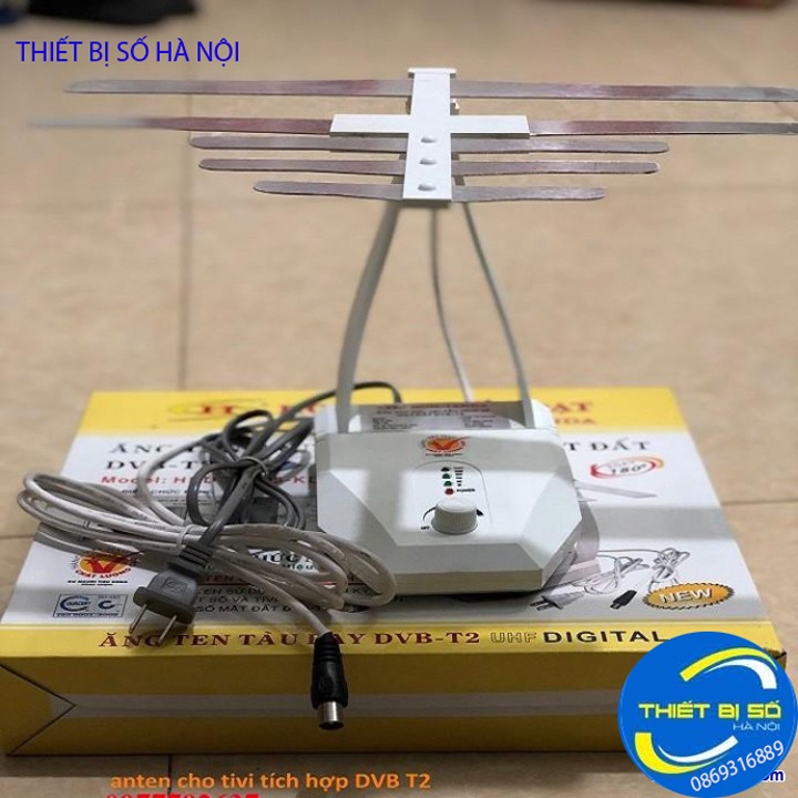 ANTEN TRONG NHÀ DVBT2  HOÀNH KIẾN ĐẠT model TB105 - CÓ DÂY CẤP NGUỒN , THU SÓNG SIÊU KHỎE PHÙ HỢP VỚI NHÀ CAO TẦNG , ,,,