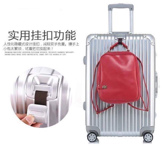 Vali Rimowa Khung Nhôm Khoá Sập siêu chống xước size 24