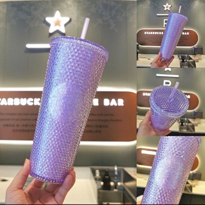 |CHÍNH HÃNG| LY STARBUCKS GAI TÍM SIZE KHỦNG 24OZ