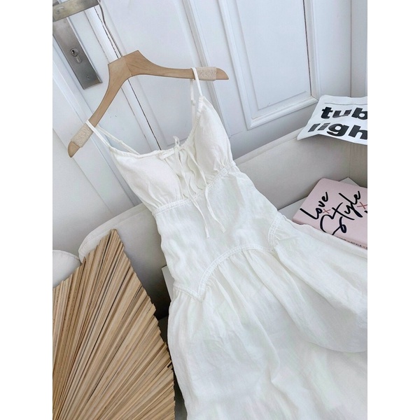 ĐẦM MAXI 2DÂY RÚT NGỰC