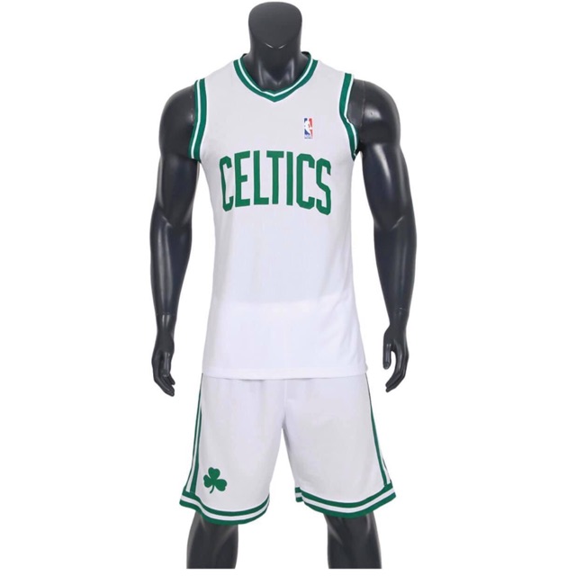 Bộ bóng rổ Trắng Xanh Celtics