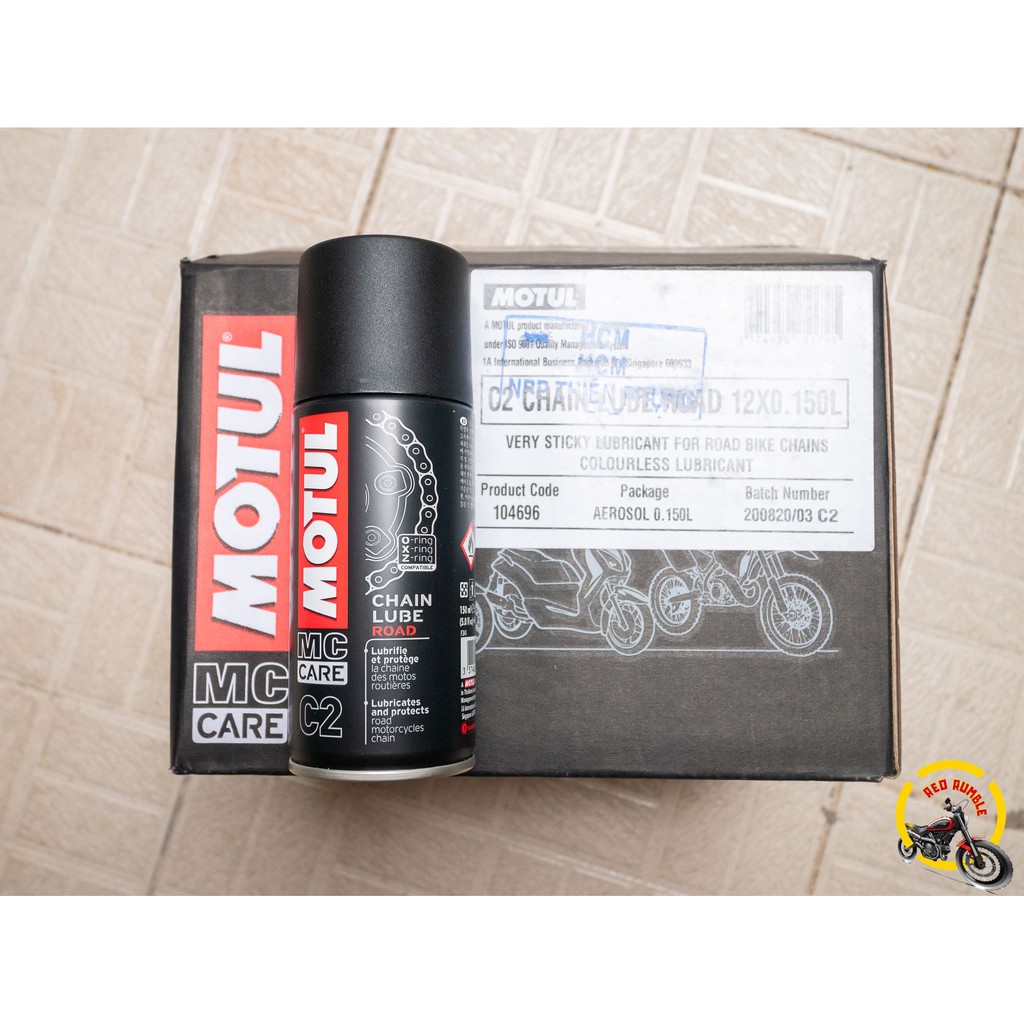 Chai xịt dưỡng sên - xích Motul C2 150ml