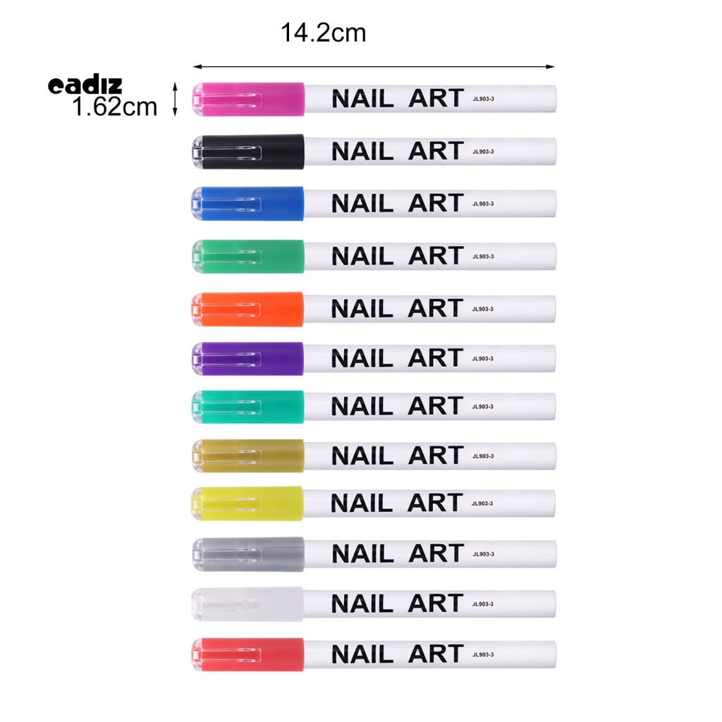 Bút Vẽ Móng Tay Chiết Xuất Tự Nhiên Lâu Trôi Chuyên Nghiệp