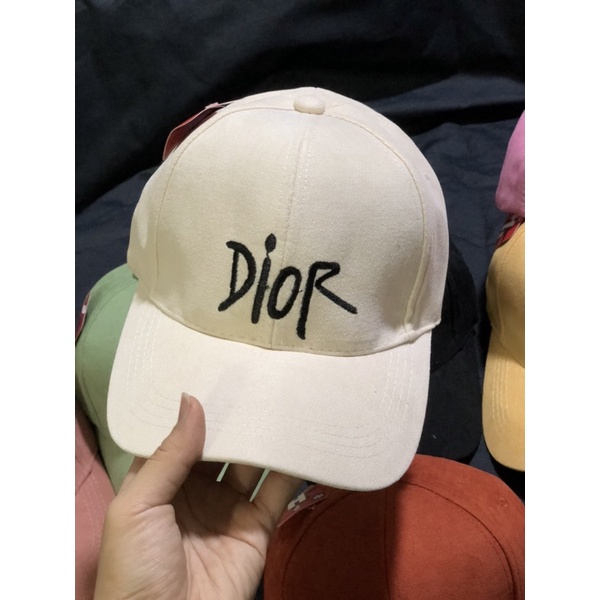 MŨ LƯỠI TRAI NHUNG MỊN THÊU CHỮ D R - MŨ KẾT NAM / NỮ