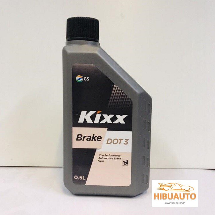 Dầu Thắng Phanh KIXX Brake DOT-3 500ml - HIBUAUTO