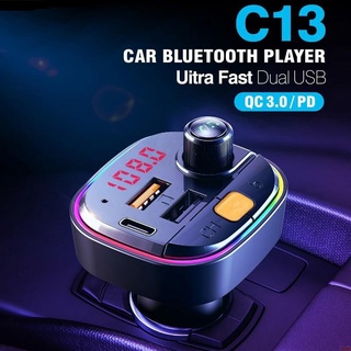 Thiết bị phát mp3 bluetooth 5.0 pd+qc3.0+1a cho xe hơi