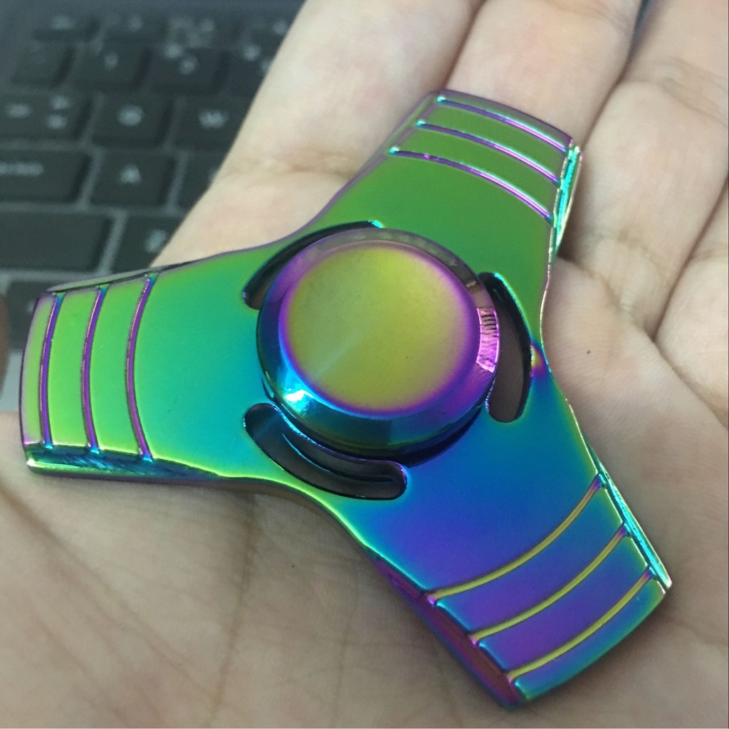 Con Quay Spinner Kim Loại 7 Màu Rainbow mã S44