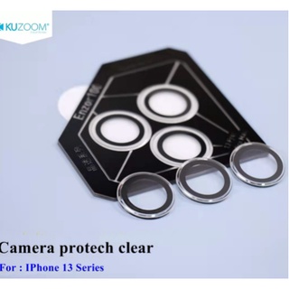 Bộ dán trong suốt bảo vệ camera cho IPhone 14 Pro max, 13 , IPhone 13 Pro Max chính hãng Kuzoom camera siêu mỏng cao cấp