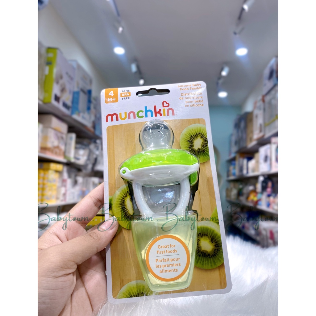 TÚI NHAI CHỐNG HÓC SILICON, LƯỚI CÓ NẮP MUNCHKIN /  EMMAKIDS