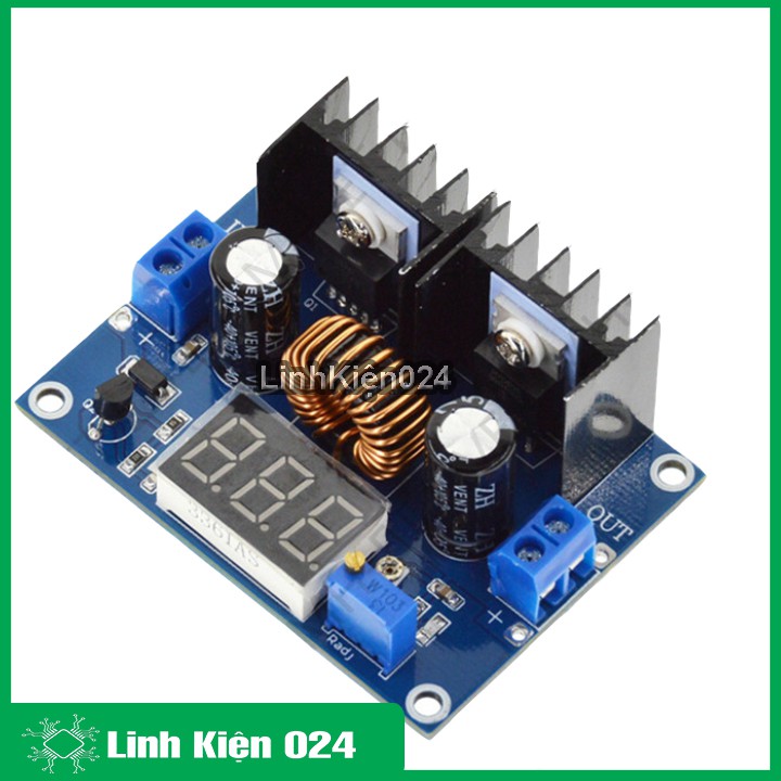Module Hạ Áp Buck XL4016 Vin 4-38V Vout 1.25-36V 8A V2 ( Có Led Báo Điện Áp )