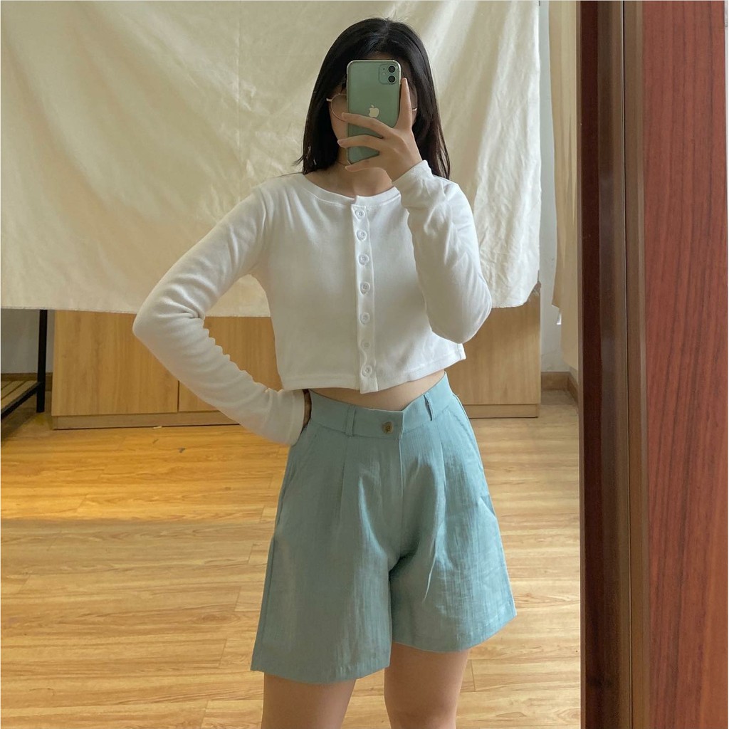 Quần Short Đũi Nữ Form Suông Ulzzang (3 Màu)