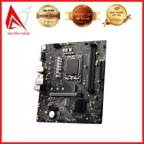 Mainboard bo mạch chủ MSI PRO H610M-B (Socket LGA 1700/mATX/2 Khe RAM/DDR4) new chính hãng