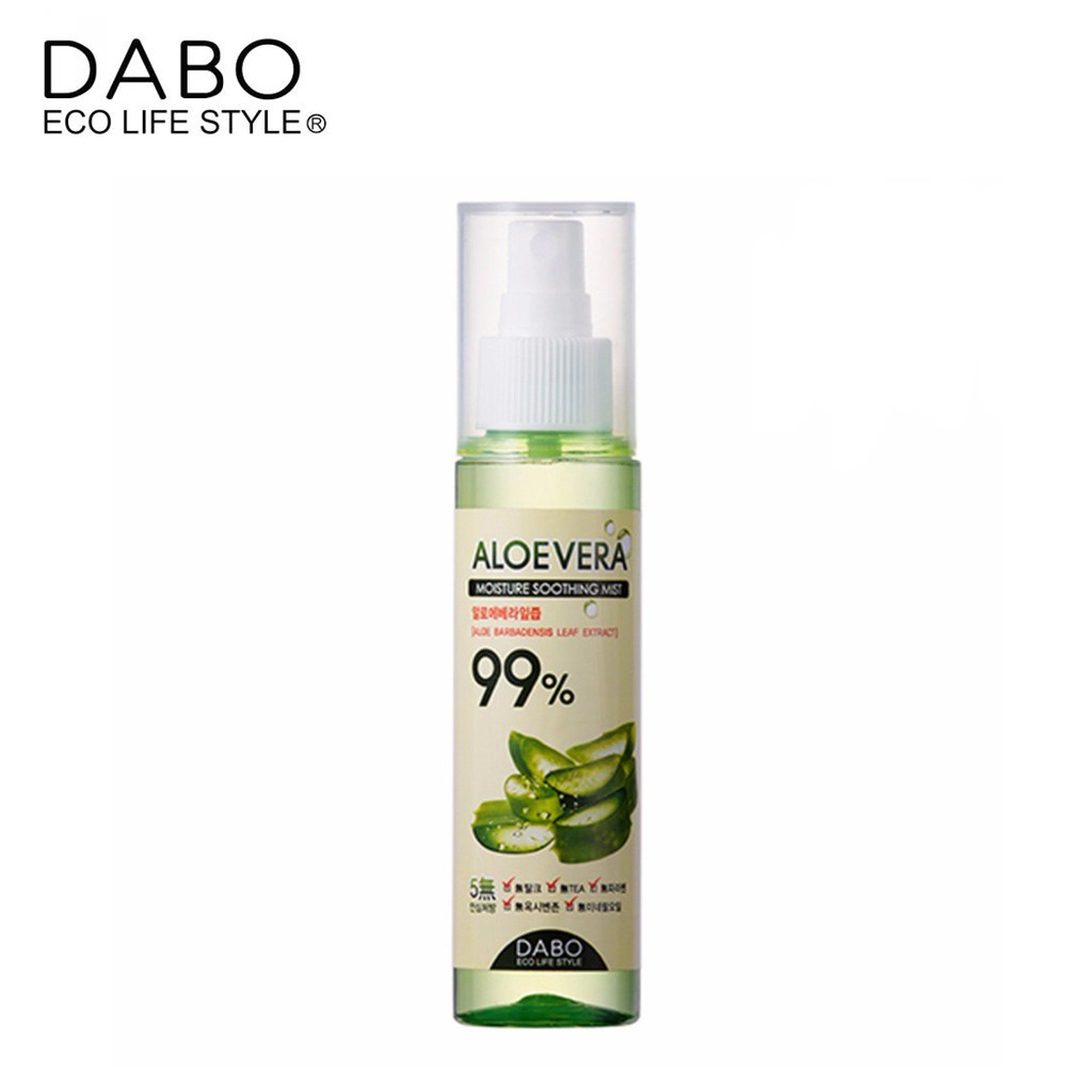 XỊT KHOÁNG DƯỠNG DA NHA ĐAM ALOE VERA MOISTURE SOOTHING MIST DABO