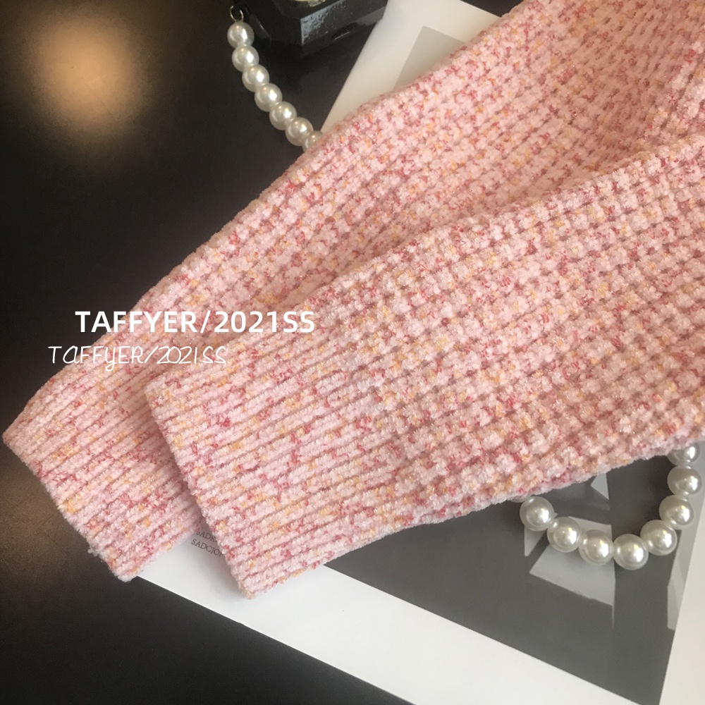 Áo Khoác Cardigan Dệt Kim Cổ Chữ V Màu Sắc Tương Phản Đính Nút Ngọc Trai Phong Cách Phương Tây Thời Trang Xuân Thu 2022