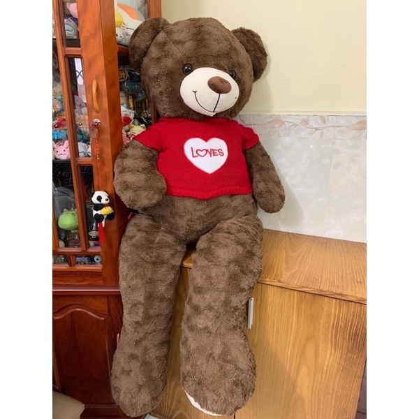 ⚡ Freeship ⚡Gấu Bông Teddy Lông Mềm Mịn size to 1m2 Có Ảnh Thật