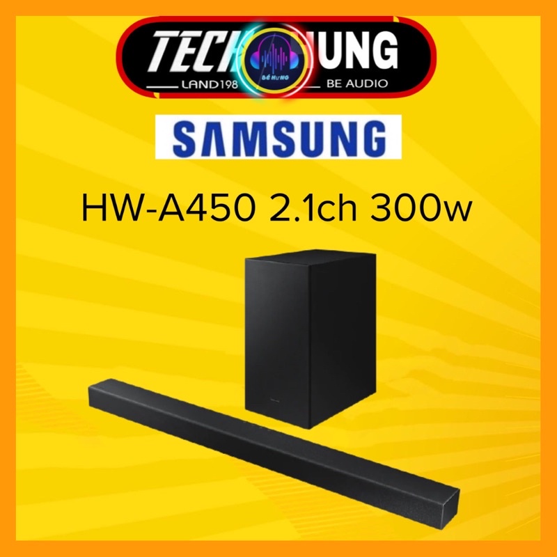 Loa soundbar Samsung 2.1ch HW - A450 300W 2021 ( Hàng Chính Hãng 100%)