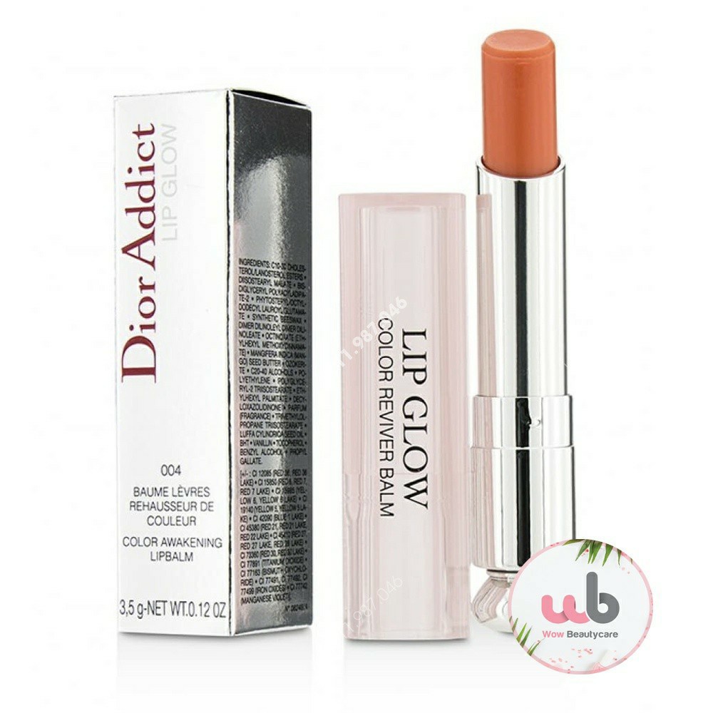 Combo Son Dưỡng Dior 004.012[Chính Hãng].012 Màu Môi Tự Nhiên,Hồng Cam Đất,Nhẹ Nhàng,004 Màu Cam San Hô,Tươi Tắn.