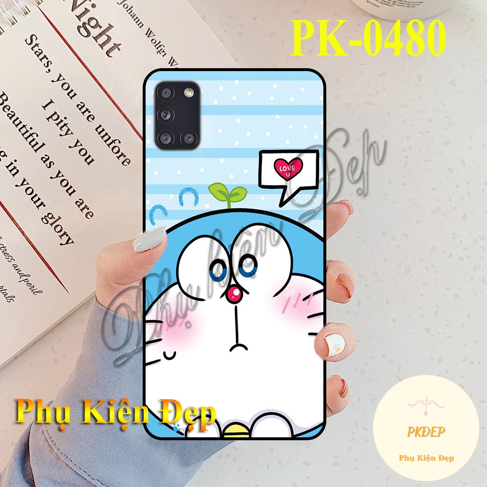 Ốp lưng SamSung A31 - Ốp dẻo đen in hình Mèo Mập Doraemon
