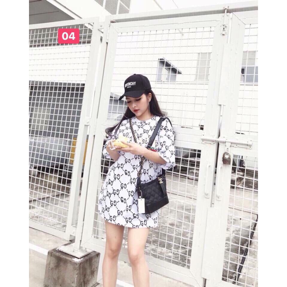 Áo thun NY cực hot- Áo thun form to dài form giấu quần (màu be - hồng) | BigBuy360 - bigbuy360.vn