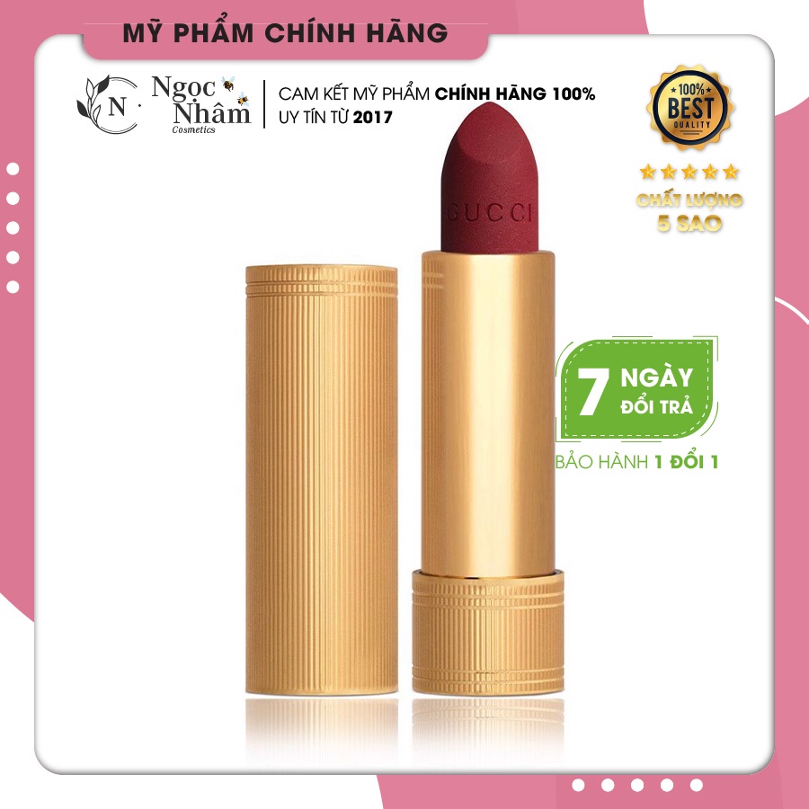 [ Full màu] Son Lì Gucci Matte Rouge À Lèvres 2021 chính hãng | BigBuy360 - bigbuy360.vn
