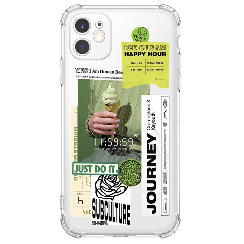 Ốp lưng JURSUE chống sốc mềm hình dễ thương đẹp cho iPhone 13 12 11 Pro Max SE 2020 X XR XS ip 8 7 6 6S Plus kute Y90