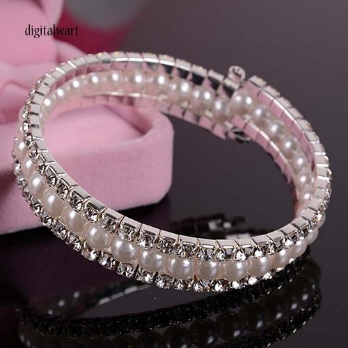 Vòng chuỗi đeo tay thiết kế hạt ngọc trai nhân tạo sang trọng quý phái dành cho nữ | BigBuy360 - bigbuy360.vn