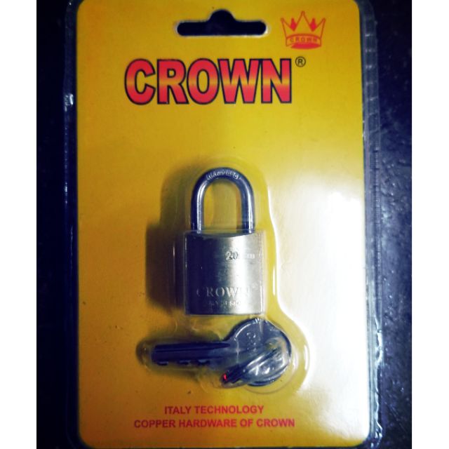 ổ khóa nhỏ 20mm vali thau cao cấp crown