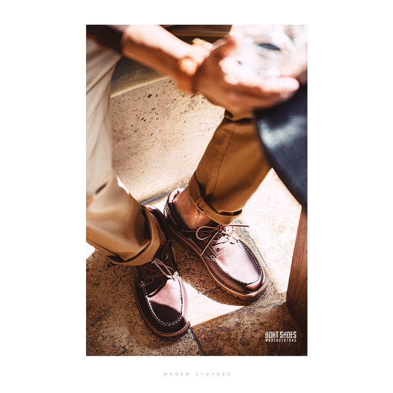 Giày da công sở MADEN 1935S cổ thấp phong cách Anh Quốc thời trang mùa hè cho nam