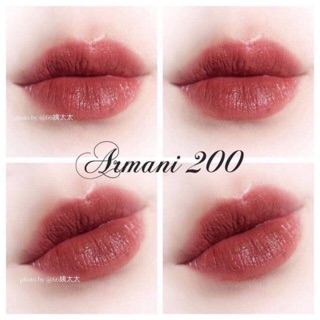 (Hàng Pháp Authetic) Son kem lì Armani Lip Maestro 200