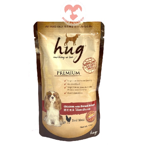 Pate Cho Chó Pate Hug Gói 120G Đủ Vị - Miki Petshop