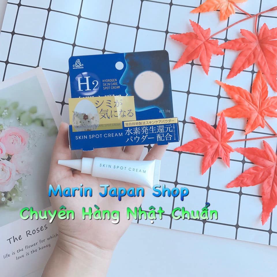 (Sale) Kem hỗ trợ giảm nám H2 HYDROGEN, H2 Skin Care Spot Cream chính hãng Nhật Bản