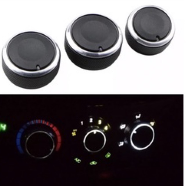Bộ 3 Núm Vặn Điều Chỉnh Máy Lạnh Cho Daewoo Gentra - Chevrolet Aveo