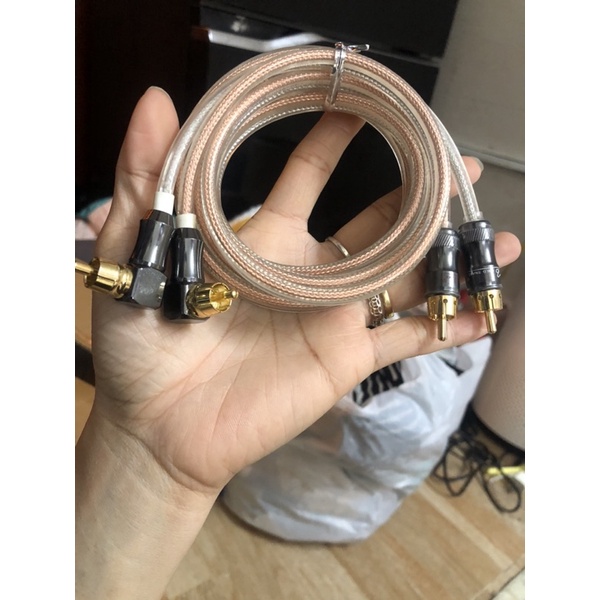 Dây av hoa sen TH408 cong kết nối amply chống nhiễu chống ù siêu tốt