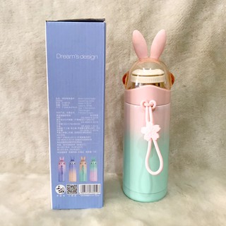 BÌNH GIỮ NHIỆT TAI THỎ 350ML