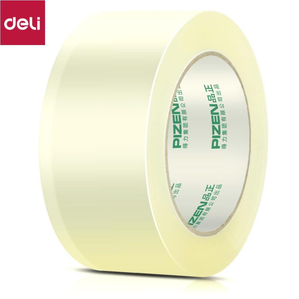 Băng dính băng keo trong đóng thùng hàng Deli - nhiều kích thước - 1 cuộn - 33131/30205/30246/30904 [Deli]