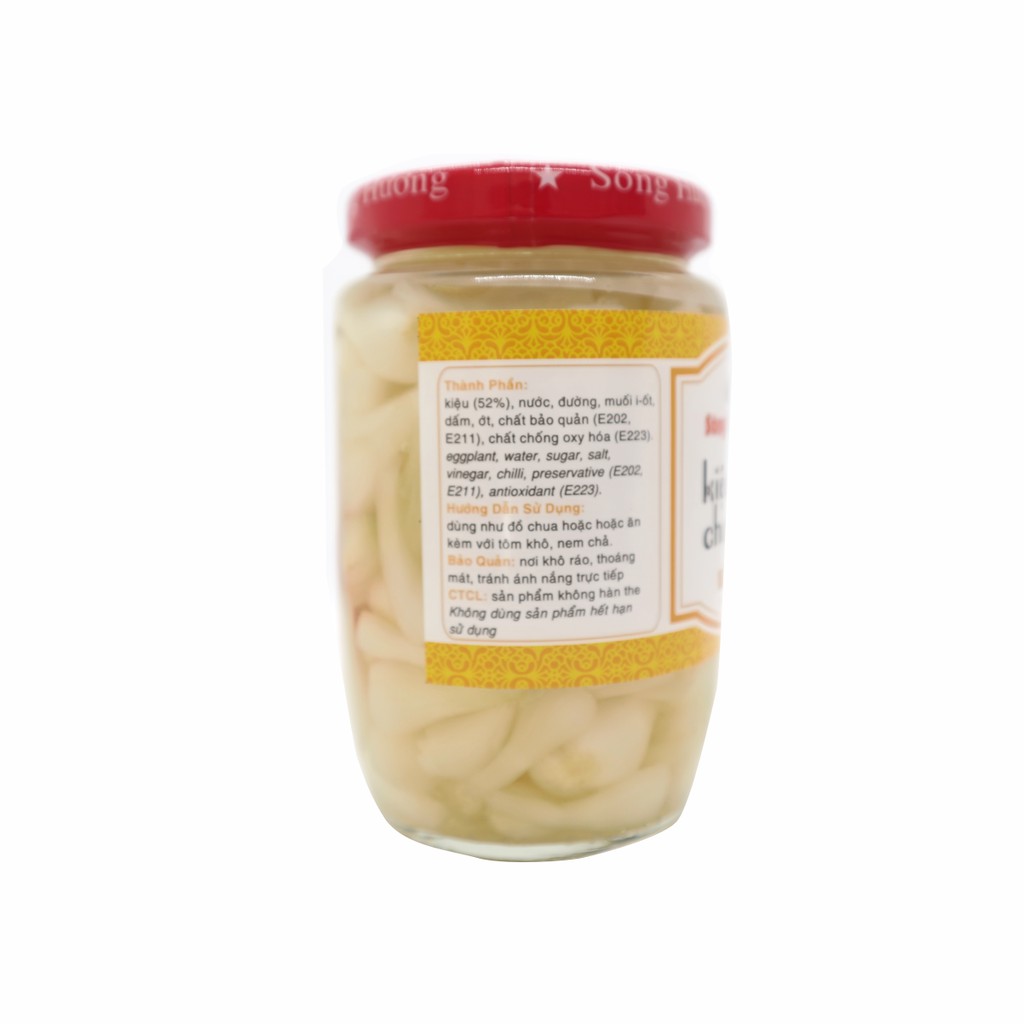 2 Hũ Củ Kiệu Ngâm Chua Ngọt Sông Hương Foods Hũ 370g - Ăn kèm , bún , phở , mì tôm , thịt nướng , tốt tiêu hóa
