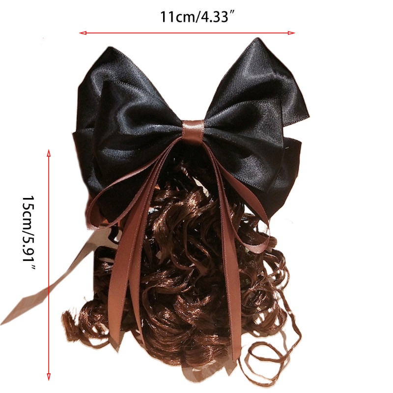 Kẹp Tóc Đính Nơ Ruy Băng Dành Cho Thanh Thiếu Niên