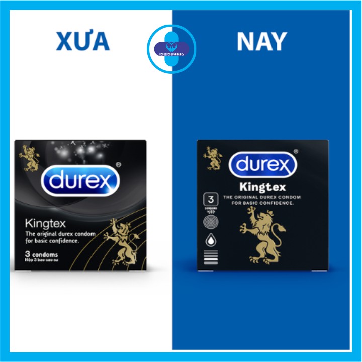 [CHÍNH HÃNG] Bao cao su Durex hộp 3 cái đủ các dòng