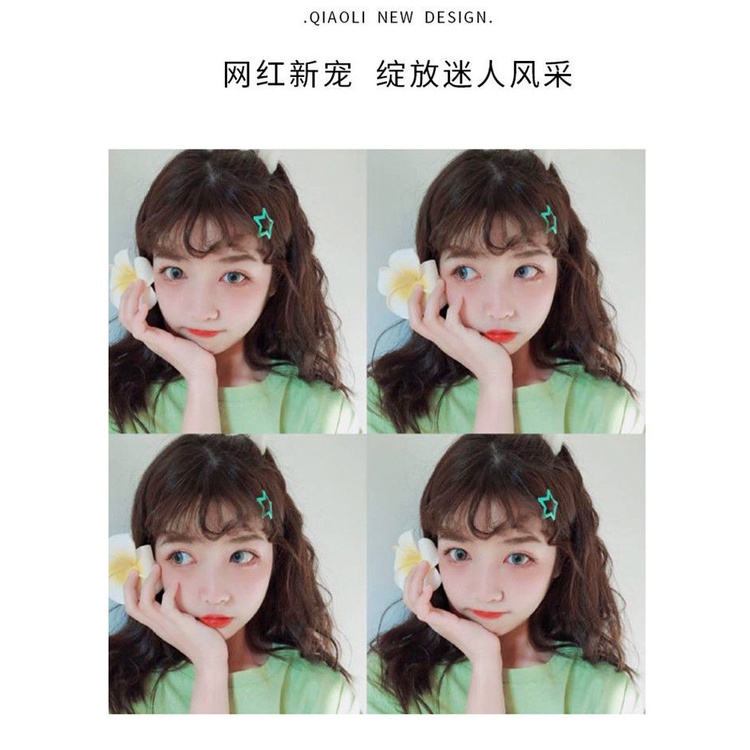 Tóc mái giả GAVINBROWN xoăn tự nhiên không lộ đường nối cho nữ