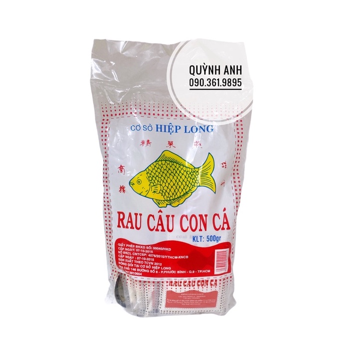 Bột rau câu con cá giòn Hiệp Long 500g (gói 25g /50g)