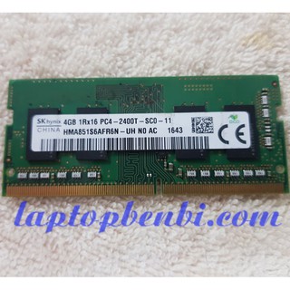 Ram laptop 4GB DDR4 Ram zin laptop tháo máy 4GB DR4 PC4