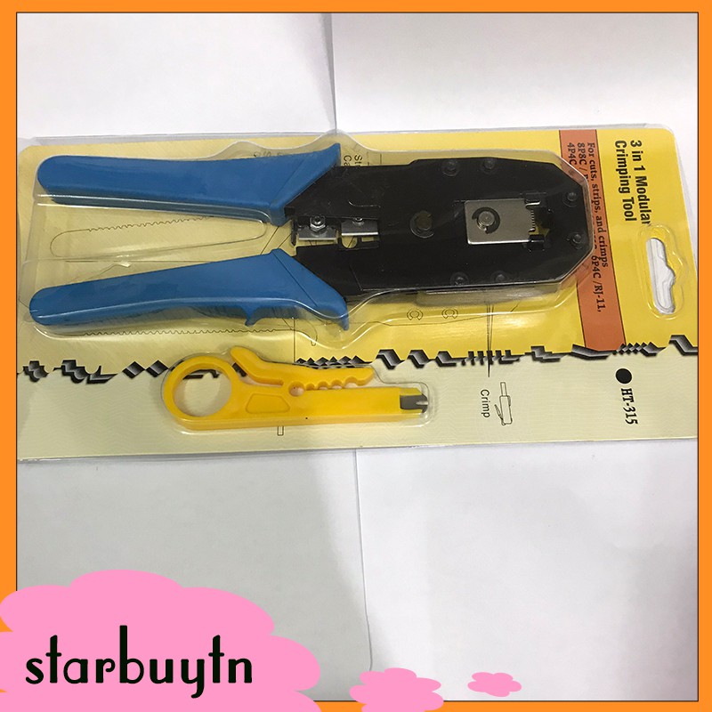 Bộ kìm bấm dây mạng tiện lợi loại tốt