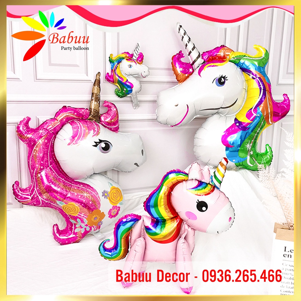 Bóng hình ngựa pony trang trí sinh nhật