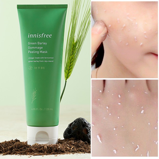 Mặt Nạ Tẩy Da Chết Innisfree Green Barley Gommage Peeling Mask 120ml